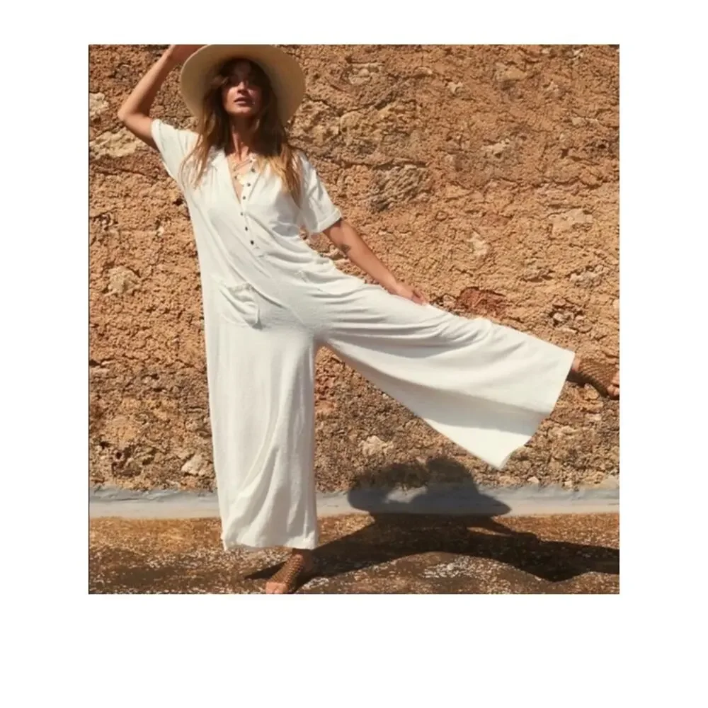 NWT Free People Beach My Go To Jumpsuit Size Small